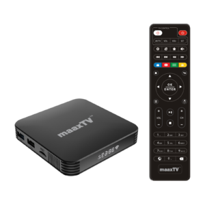 MAAXTV LN9000 IPTV Device Set Top Box Receiver with Remote Control